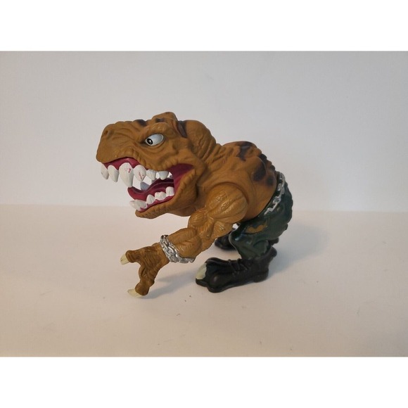 T-Bone Street Sharks 1996 Mattel T-Rex Action Figure Extreme Dinosaurs Vintage - Picture 1 of 7